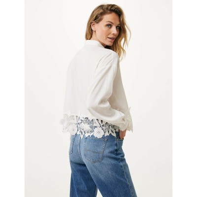 Blouse Met Kant Wit
