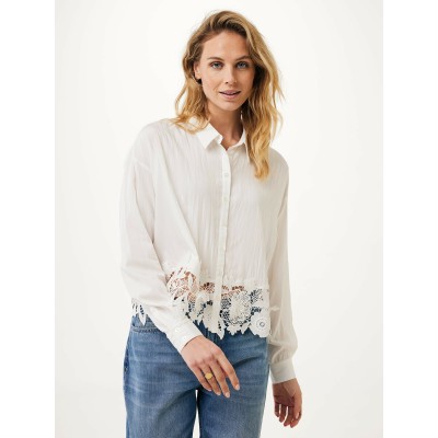 Blouse Met Kant Wit