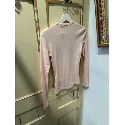 T-shirt Primrose Rib roze