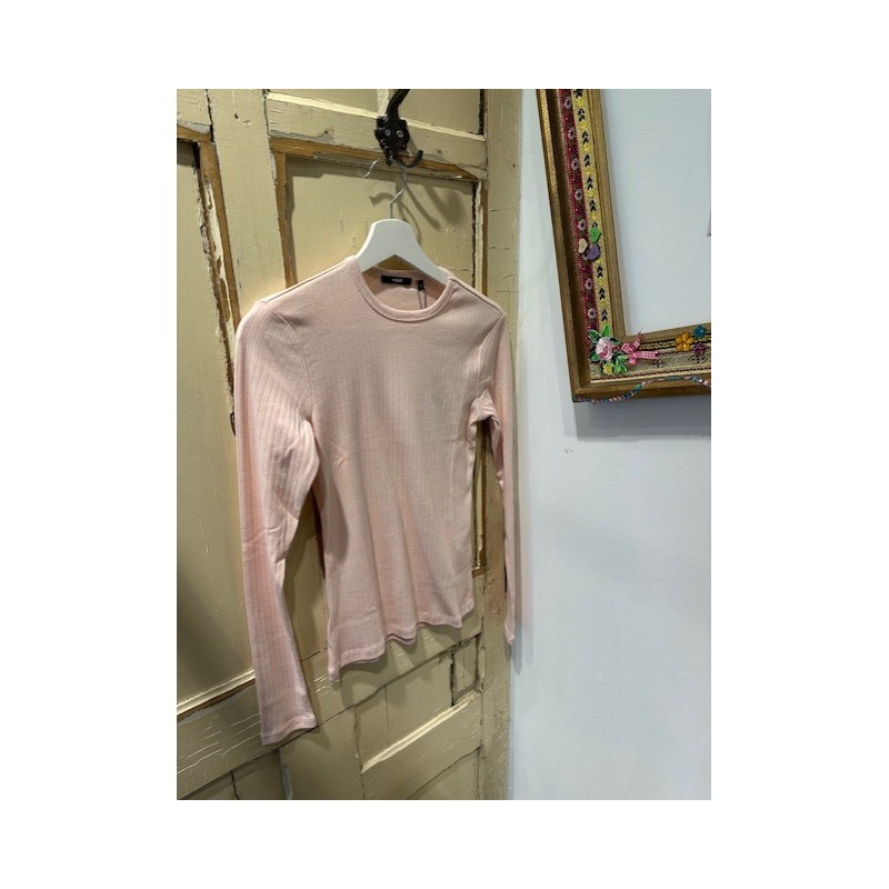 T-shirt Primrose Rib roze