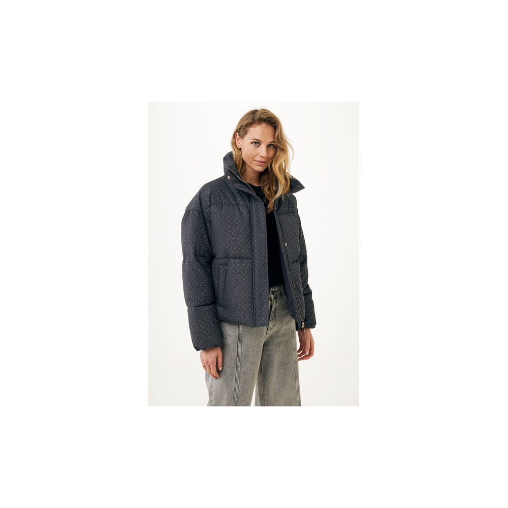 EMBELLISHED PUFFER ANTHRACITE MELEE