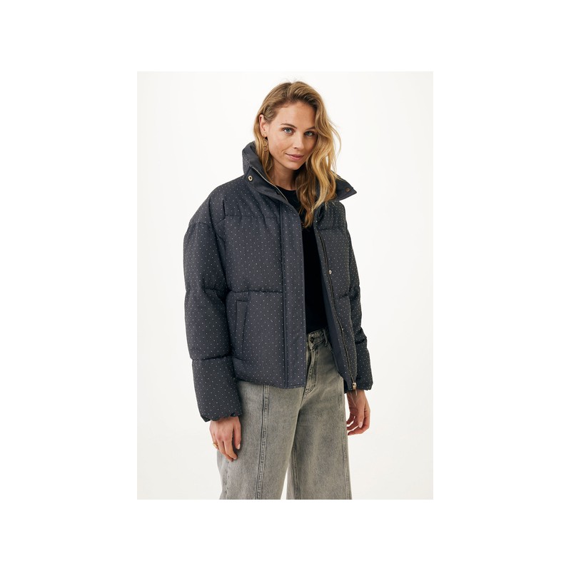 EMBELLISHED PUFFER ANTHRACITE MELEE