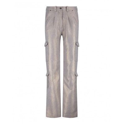 Cargo Wide Leg Sparkling Grey