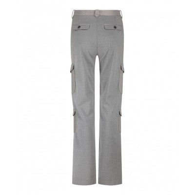 Cargo Wide Leg Sparkling Grey