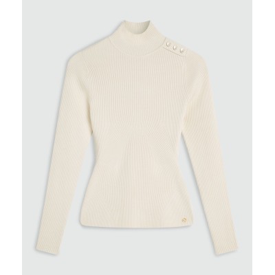 LOUA fitted top - light ecru