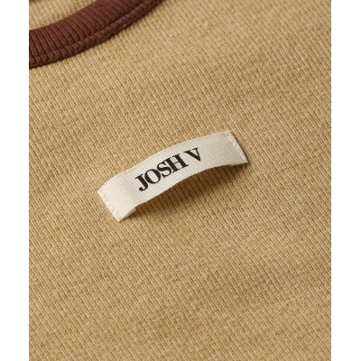 CODY fitted T-shirt met logo - light brown melange