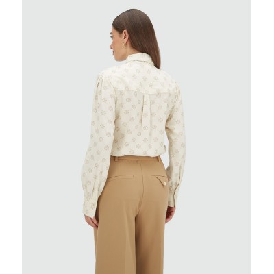 SYDNEY regular fit blouse met logoprint