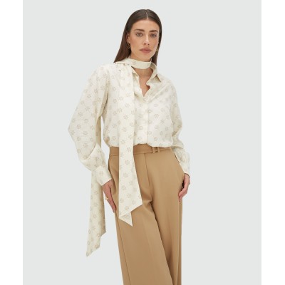 SYDNEY regular fit blouse met logoprint