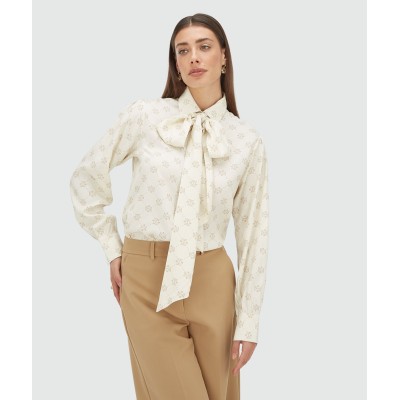 SYDNEY regular fit blouse met logoprint