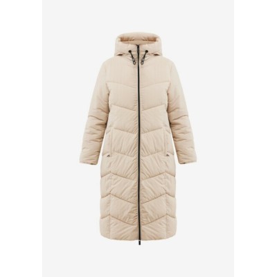 Lange Pufferjas Beige