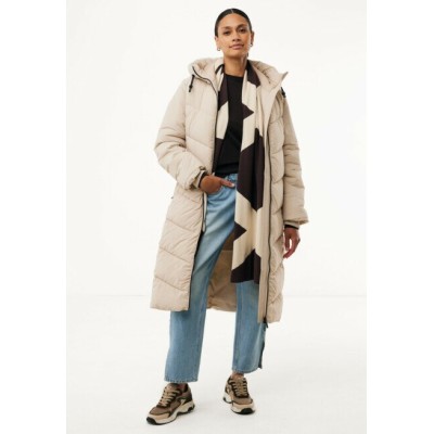 Lange Pufferjas Beige