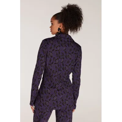 PATTY LUREX JACQUARD BLAZER LANGE MOUWEN