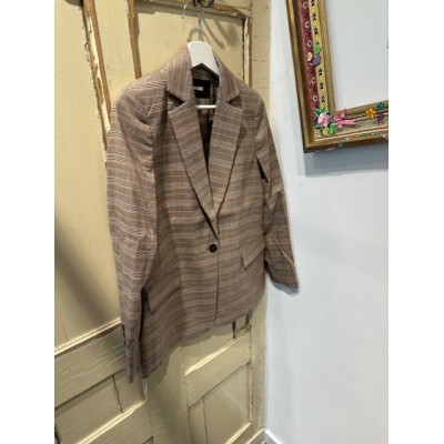 CHECKED BLAZER