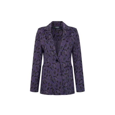 PATTY LUREX JACQUARD BLAZER LANGE MOUWEN