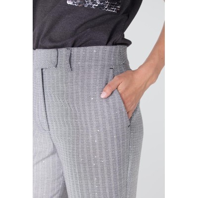 Bionda pantalon met wijde pijp | Grijs