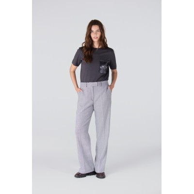 Bionda pantalon met wijde pijp | Grijs