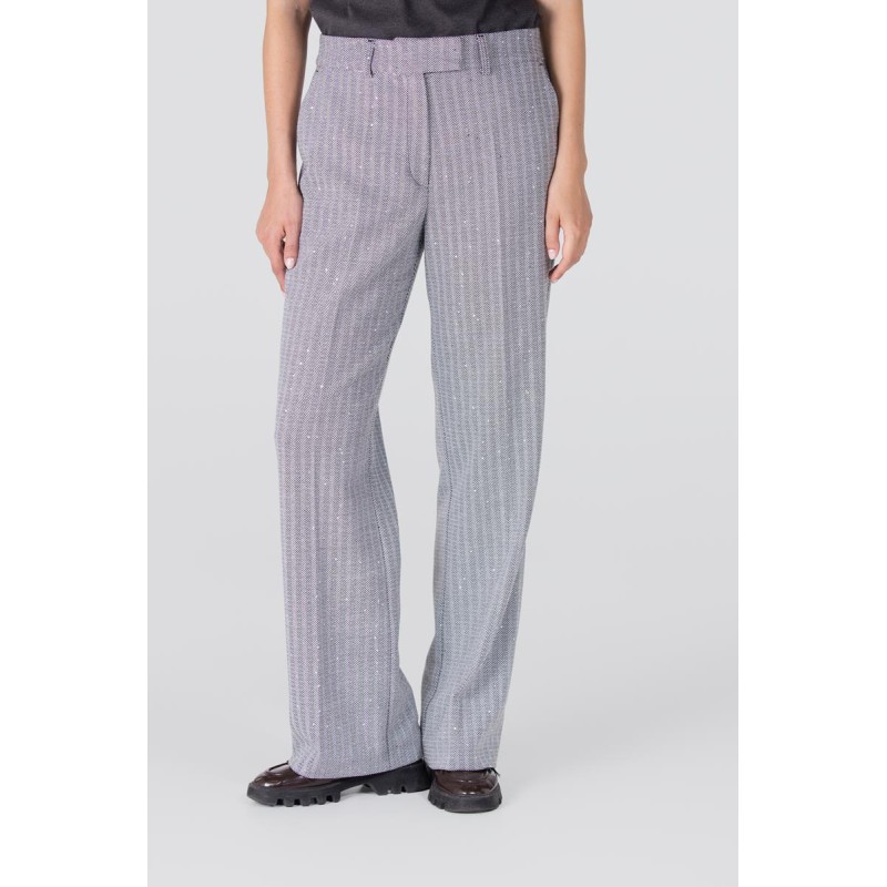 Bionda pantalon met wijde pijp | Grijs