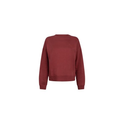 Gwen sweater met logo borduursel | Rood