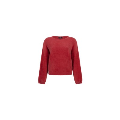 Caily plush trui | Rood