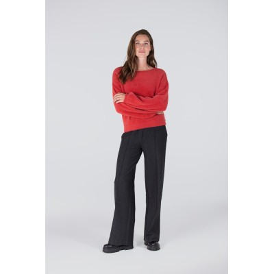 Caily plush trui | Rood