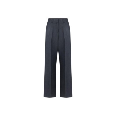 Bridget wide leg pantalon | Antraciet