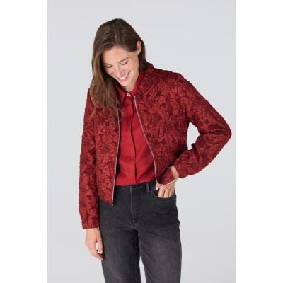 Josien jasje met bloemenprint | Rood