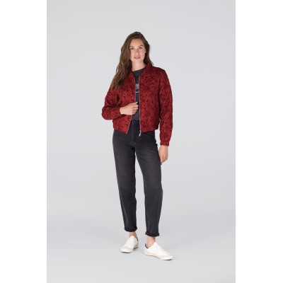 Josien jasje met bloemenprint | Rood