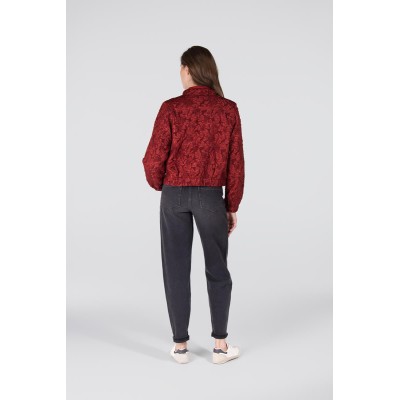 Josien jasje met bloemenprint | Rood
