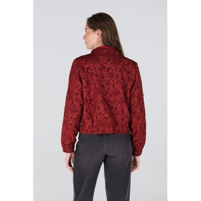 Josien jasje met bloemenprint | Rood