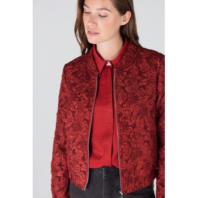 Josien jasje met bloemenprint | Rood