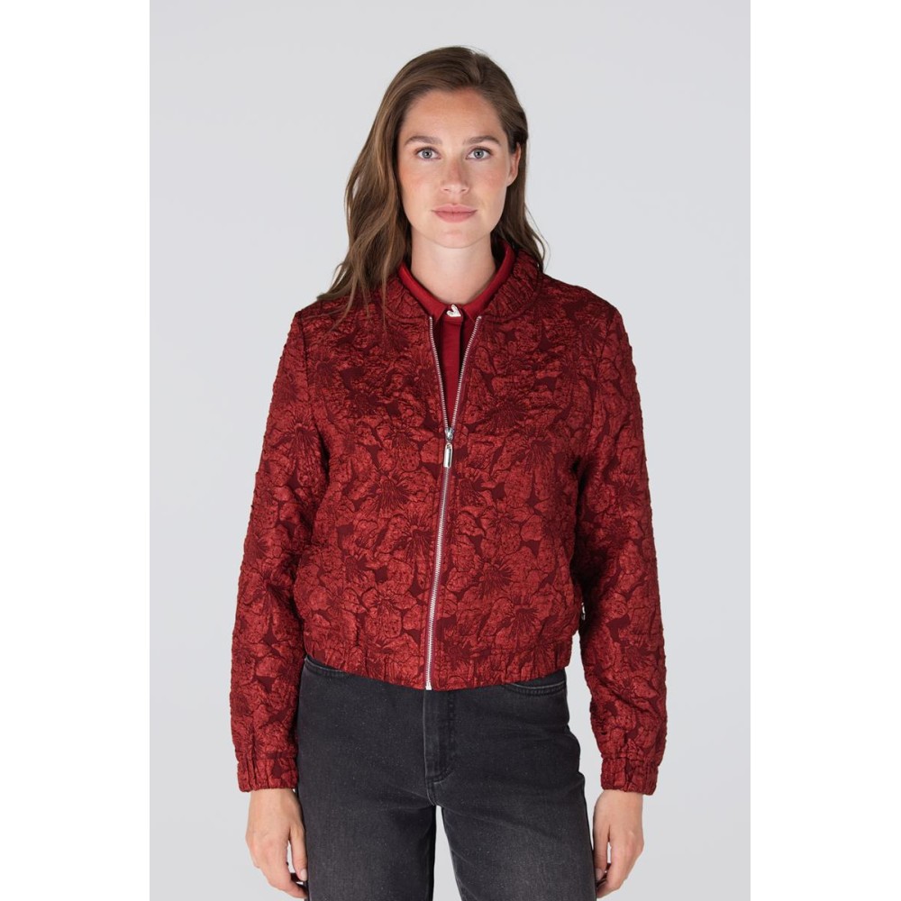 Josien jasje met bloemenprint | Rood