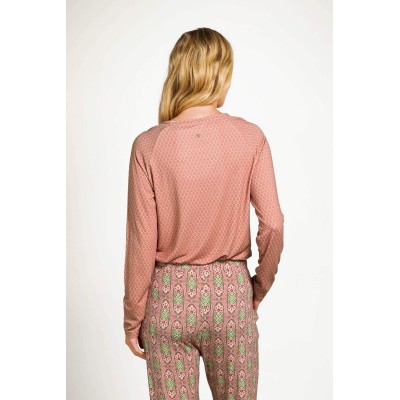 Tina Top Lange Mouw Thousand Leaves Roze