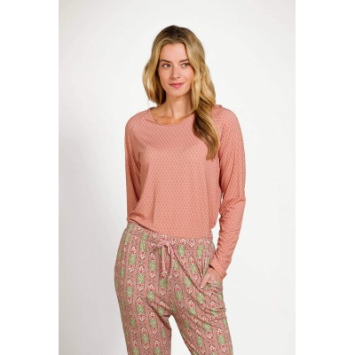 Tina Top Lange Mouw Thousand Leaves Roze