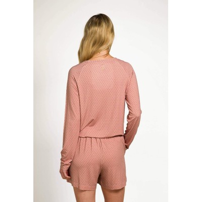 Tina Top Lange Mouw Thousand Leaves Roze