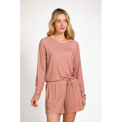 Tina Top Lange Mouw Thousand Leaves Roze