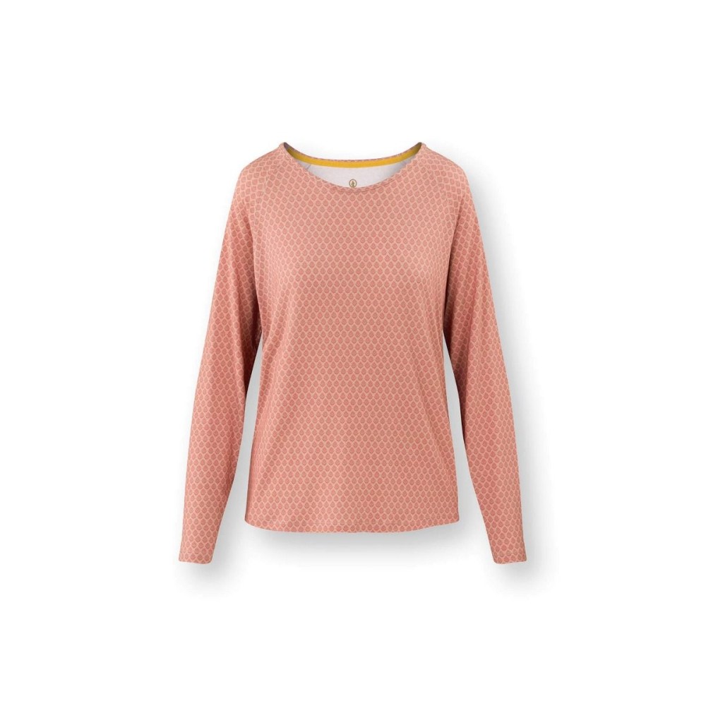 Tina Top Lange Mouw Thousand Leaves Roze