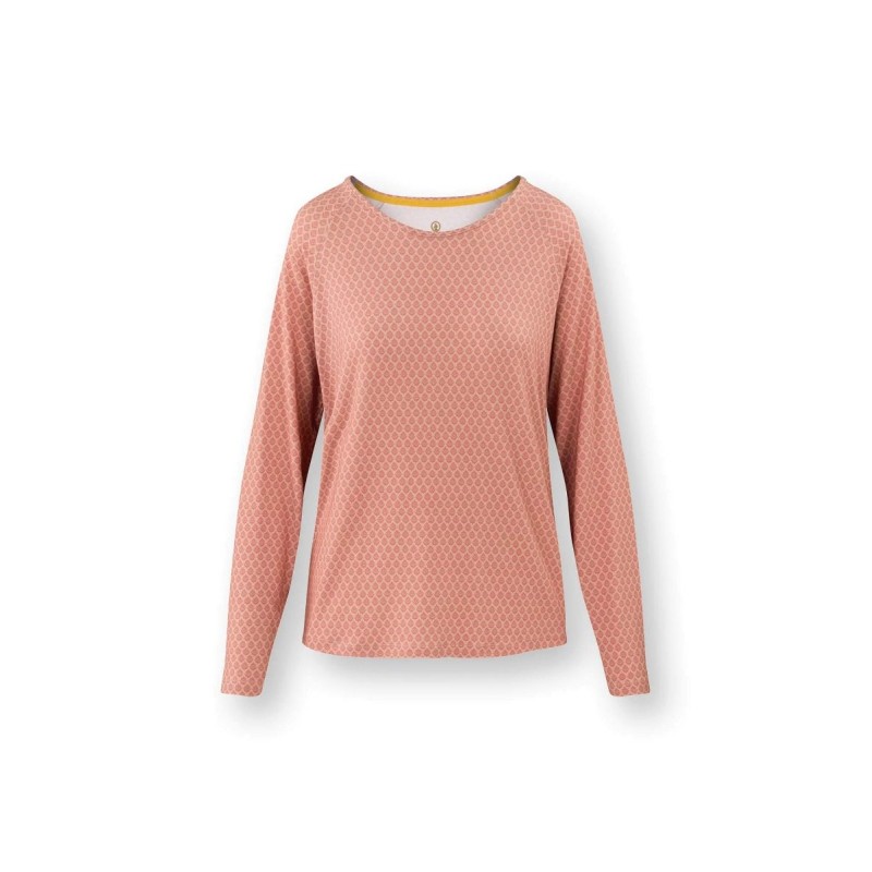 Tina Top Lange Mouw Thousand Leaves Roze