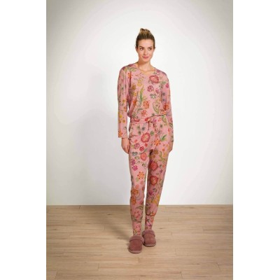 Bobien Lange Broek Coco Flower Koraal