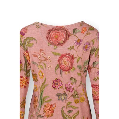 Trice Top Lange Mouw Coco Flower Koraal