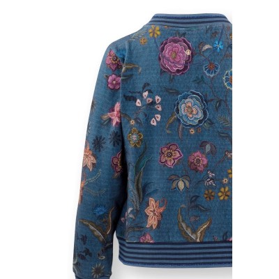 Nicos Vest Coco Flower Blauw