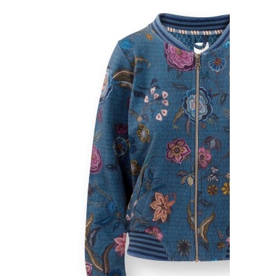 Nicos Vest Coco Flower Blauw