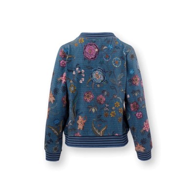 Nicos Vest Coco Flower Blauw