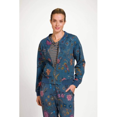 Nicos Vest Coco Flower Blauw
