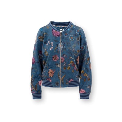 Nicos Vest Coco Flower Blauw