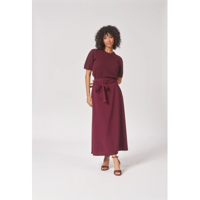 Pull met korte mouw - Bordeaux