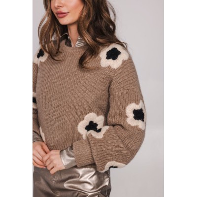 ROSE PULLOVER TAUPE