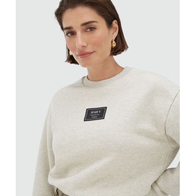 EBAH regular fit sweater - salt melange