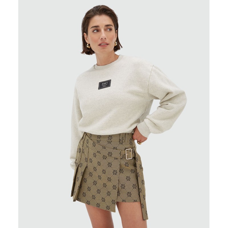 EBAH regular fit sweater - salt melange