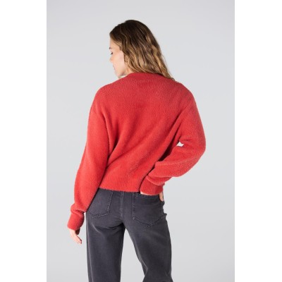 Cloe plush vest | Rood