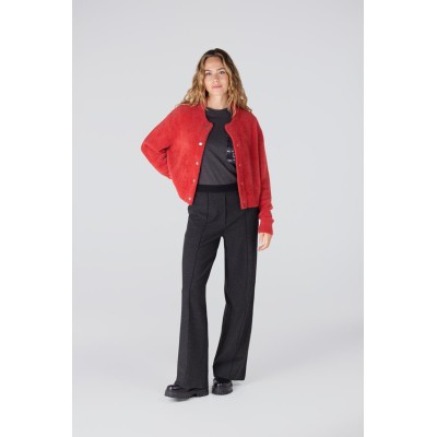 Cloe plush vest | Rood